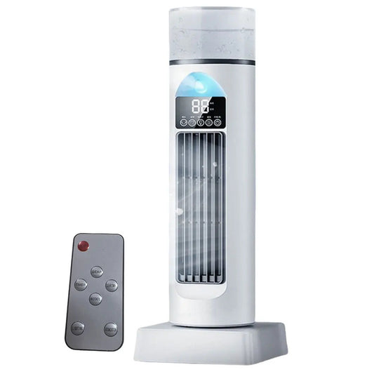 2025 NEW Portable Tower Fan – 6 Wind Speeds, Mist Bladeless, for Bedroom/Living Room/Office