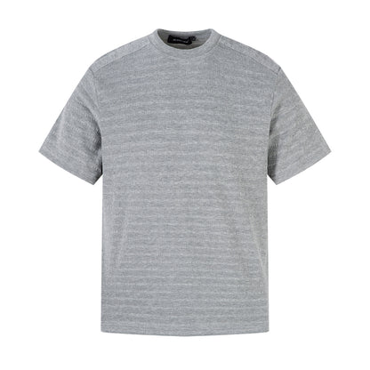 Small collar short sleeved T-shirt for men