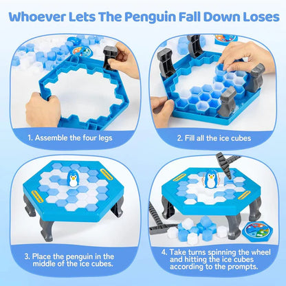 Fun Family Mystery-Ice Breaking Game with Penguin