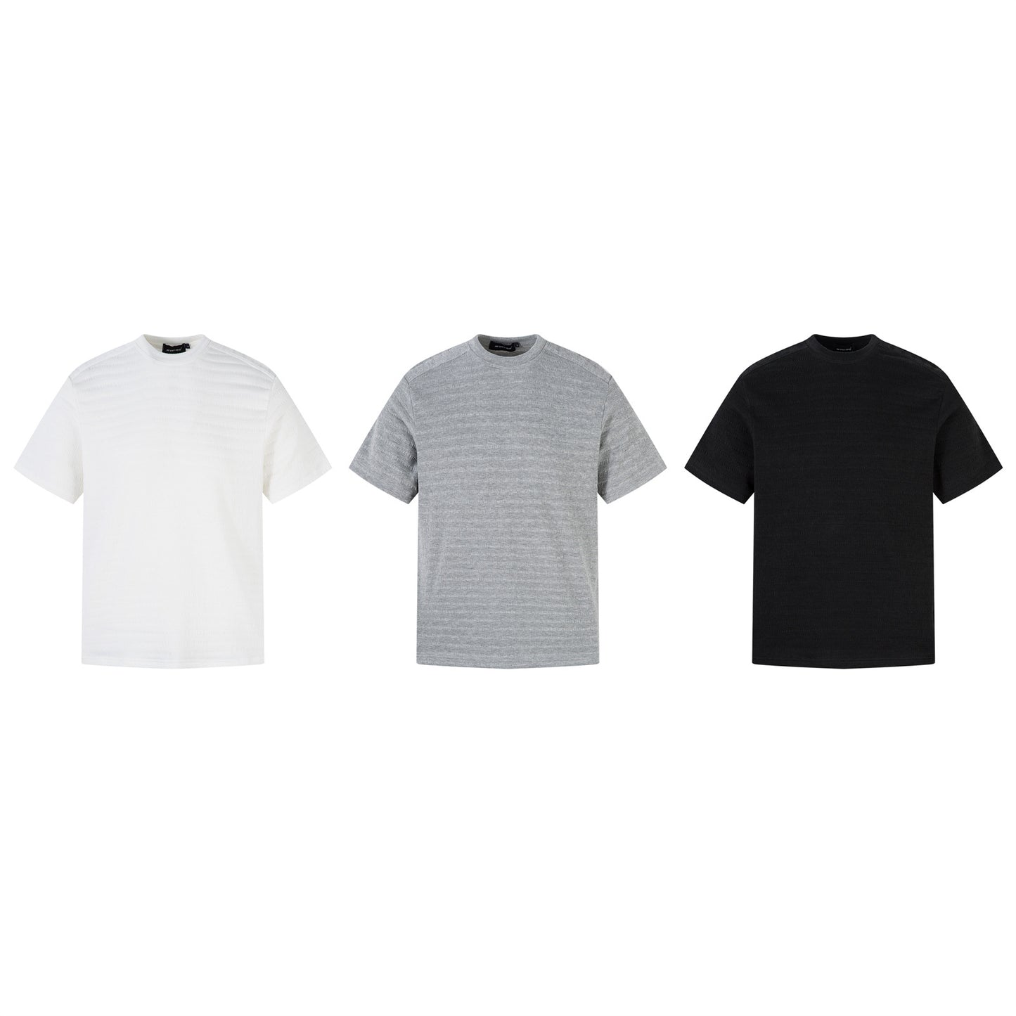 Small collar short sleeved T-shirt for men