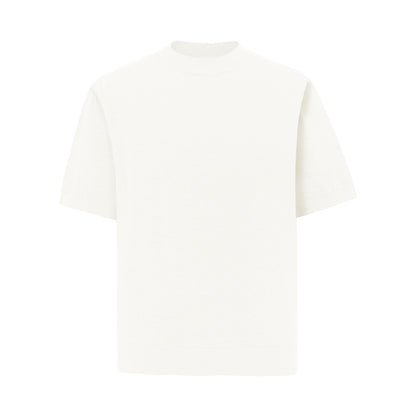 Solid color short sleeved T-shirt men's top