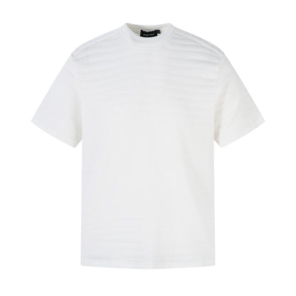 Small collar short sleeved T-shirt for men