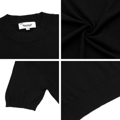 Solid color short sleeved T-shirt men's top
